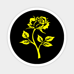 yellow rose Magnet